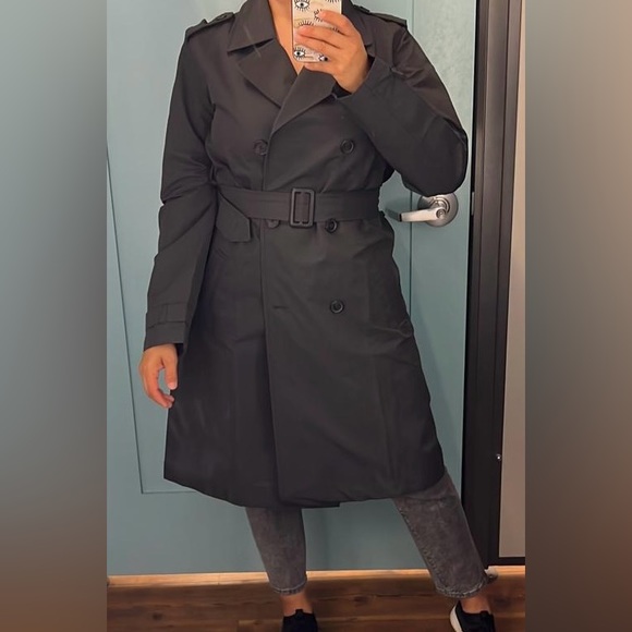 Water-Resistance Tie-Belt Trench coat - Picture 7 of 7